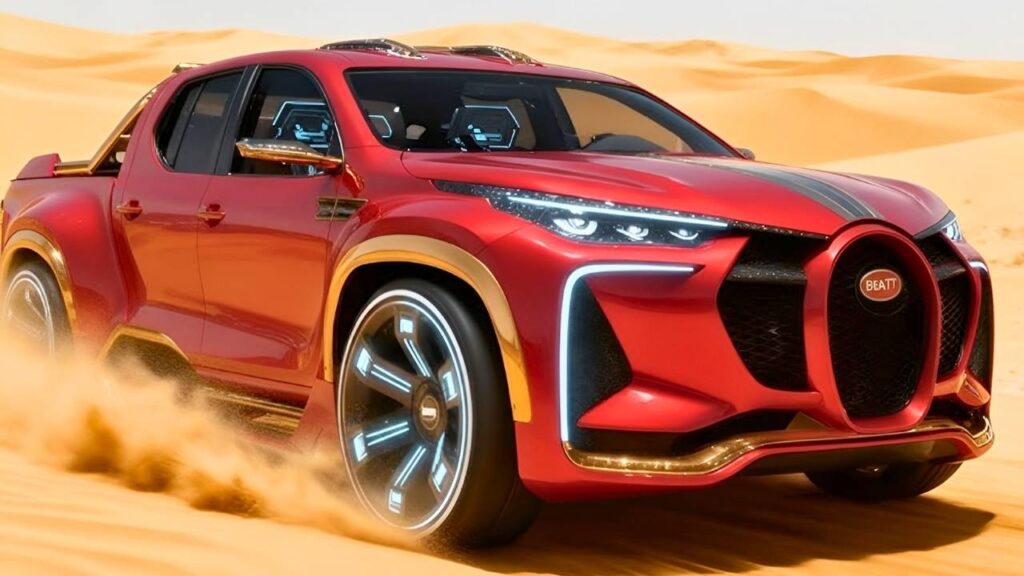 2026 Bugatti HyperTruck: America’s Ultimate 1500-HP Hybrid Luxury Pickup